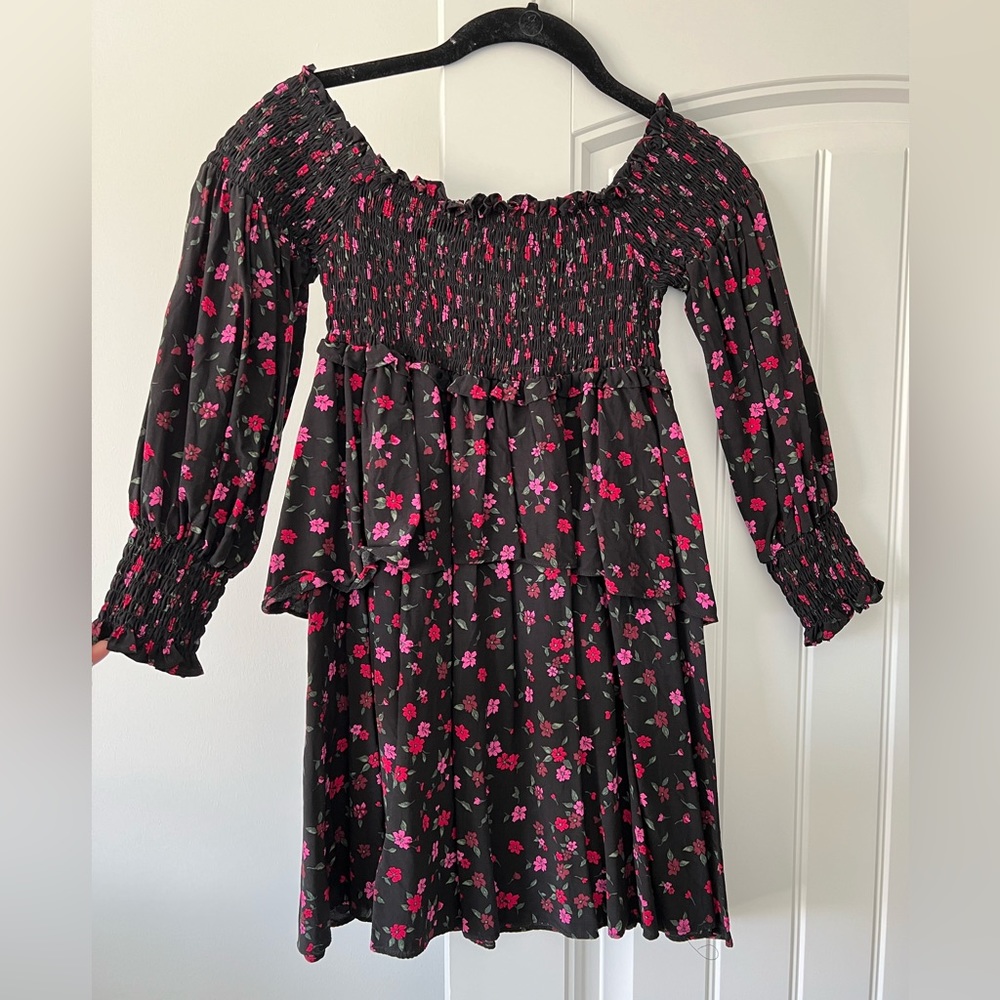 For love and lemons off the shoulder mini dress